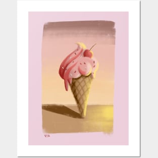 Ice Cream Posters and Art